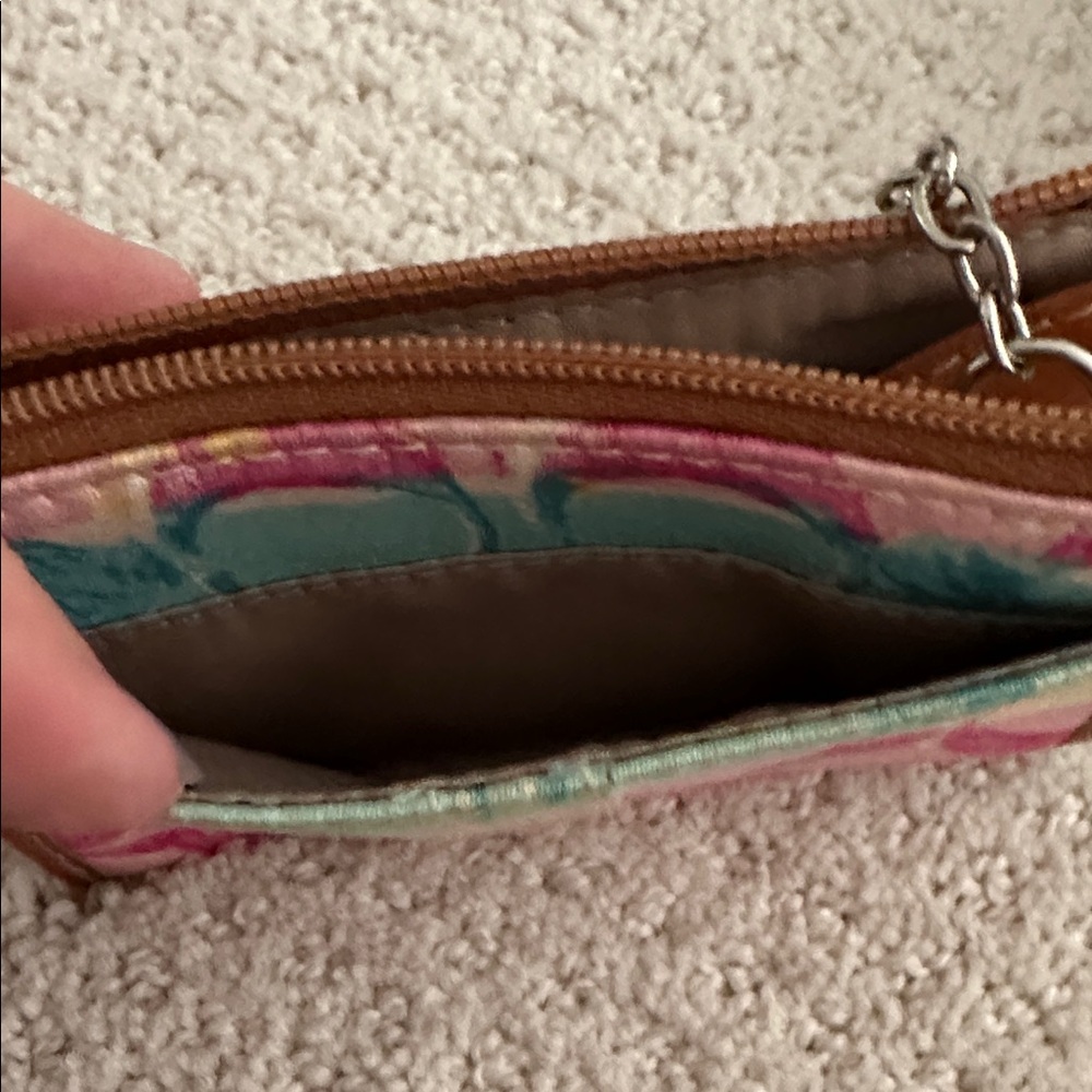 Coach Colorful Leather Keychain Wallet - Picture 3 of 5
